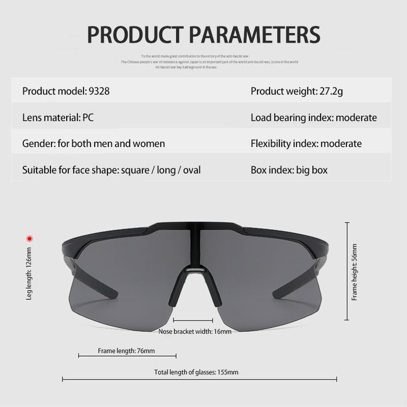 Polarized Sports Cycling Glasses