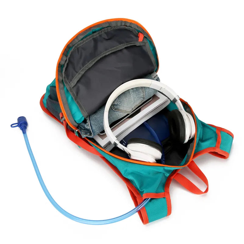 Bike Cycling Sport Knapsack Running Hiking Waterproof Fabric Hydration Backpack Water Tank Storage Bag Rucksack Bladder Pack