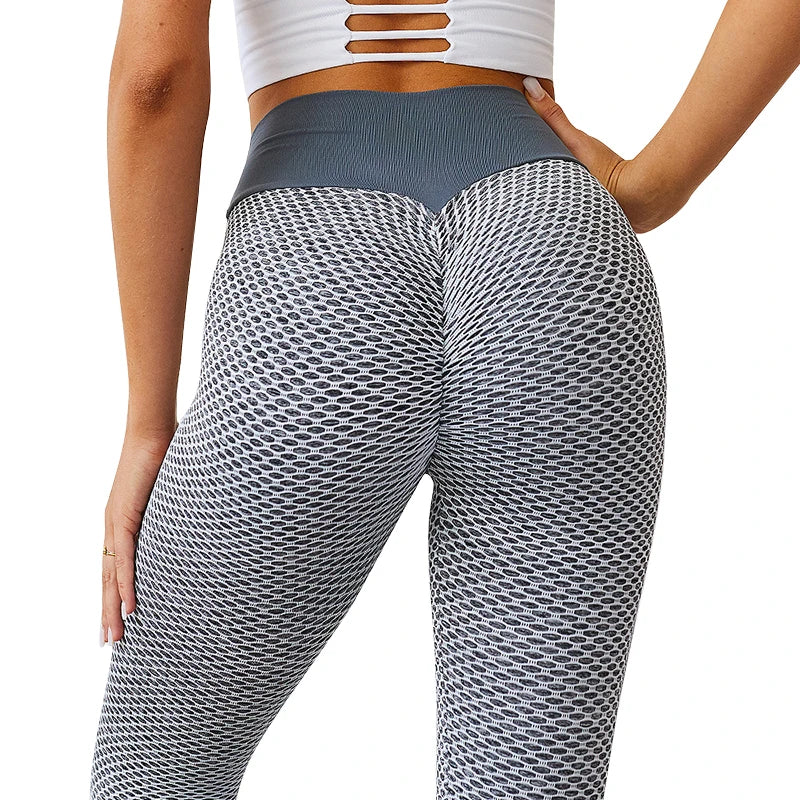 Women Seamless High Waist Leggings Breathable Gym Fitness Yoga Pant