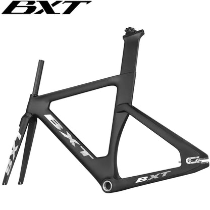 BXT Carbon Track Frame Carbon BSA Fiber Racing Tracking bike Frameset Fixed Gear bike frame 120*9mm rear tail hook Bicycle Parts