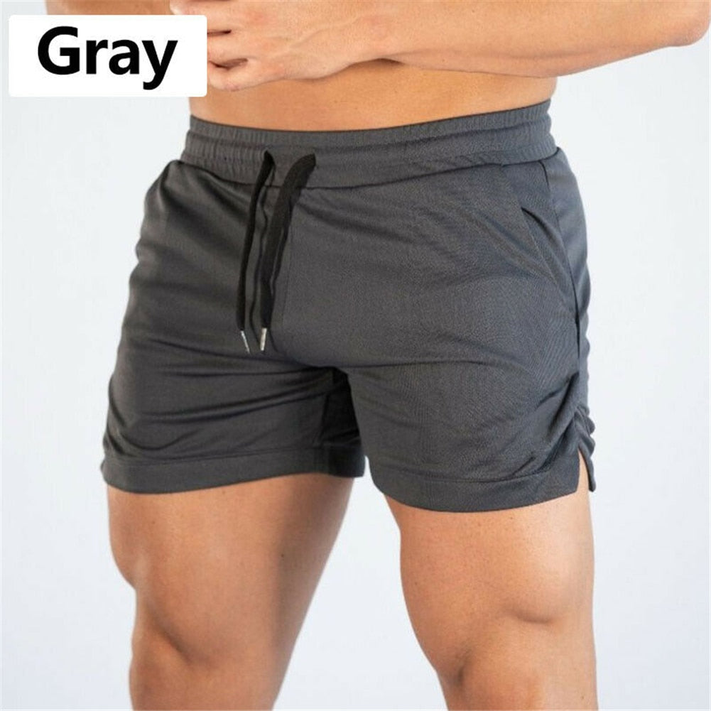 Men Gym Training Shorts Workout Fitness Running Shorts