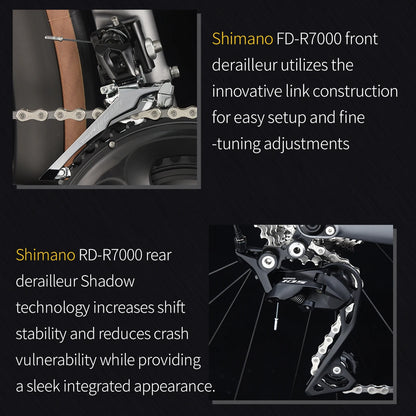 20th Anniversary Special Edition Road Bike Carbon Racing Bike Integrated Handlebar Full Carbon Bicycle with 22 Speeds Groupsets