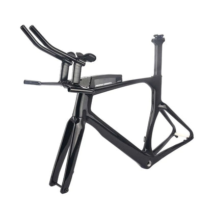 Carbon TT Bike Frame Aero Triathlon Bike Frameset High Quality Disc Brake Time Trial Bicycle Frame