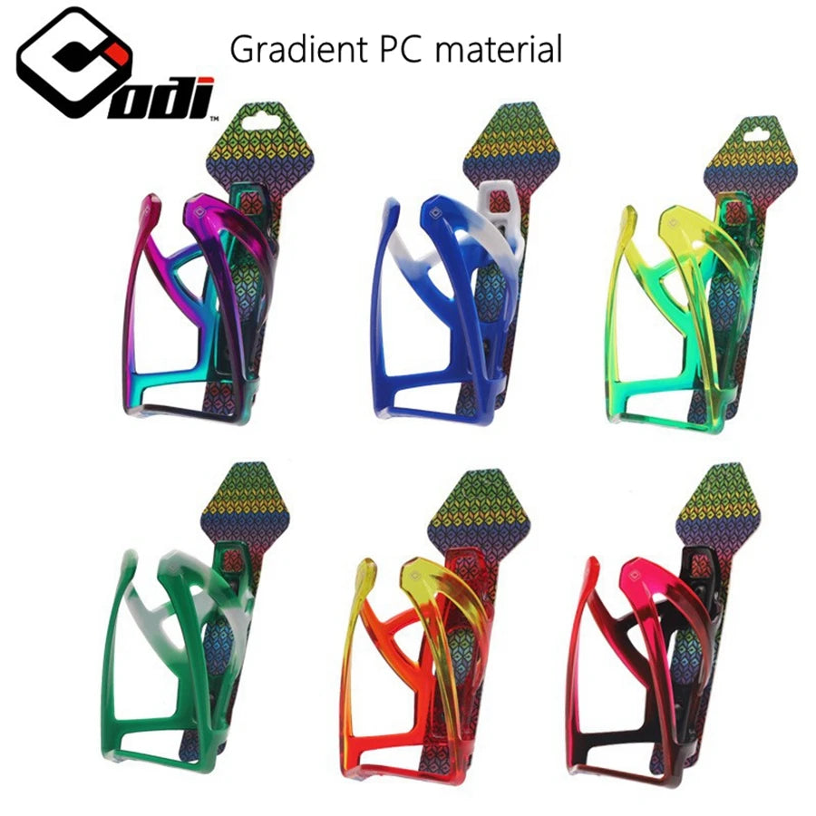 ODI Bicycle Bottle Cage Electroplating Rainbow Fiberglass Nylon MTB Bike Water Cup Holder Drink Bottle Bracket Riding Equipment