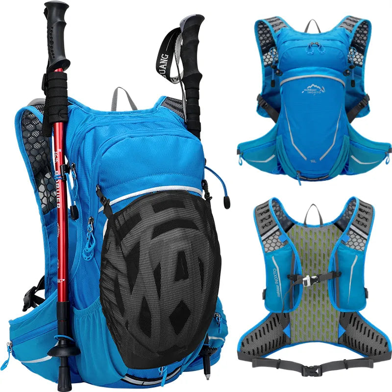 16L Outdoor Hydration Water Bag Storage Pack UltraLight Bladder Backpack