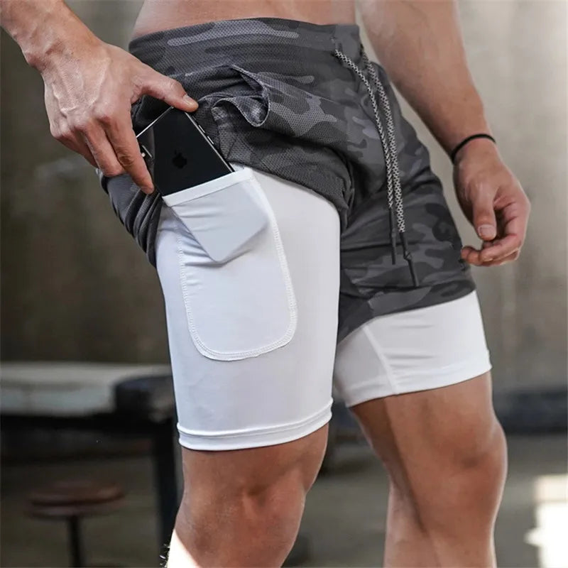 "Quick Dry Running Shorts for Men - Fitness, Jogging, Gym, Sports Short Pants"