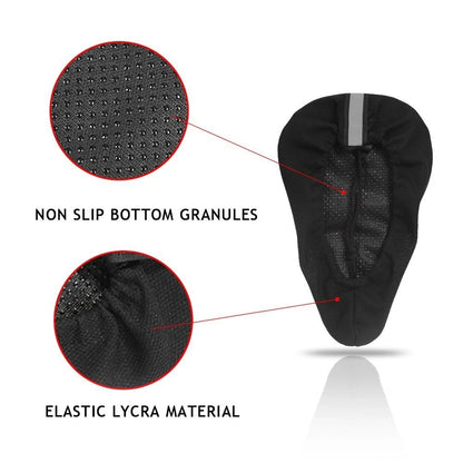 Bicycle Saddle 3D Soft Cycling Seat Cover MTB Mountain Bike Thickene Sponge Pad Outdoor Breathable Cushion Bike Accessories