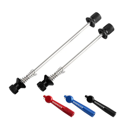 Bicycle Skewer Lever Quick Release Bike QR Wheel Locking Security Anti Theft Skewers For MTB Mountain Road Cycling Hub Parts