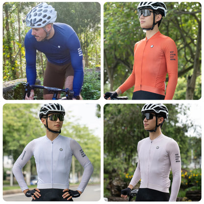 DAREVIE Cycling Jersey Long Sleeve Summer Pro Aero Slim Fit Long Sleeves Cycling Jersey Men Women Breathable Man Cycling Maillot