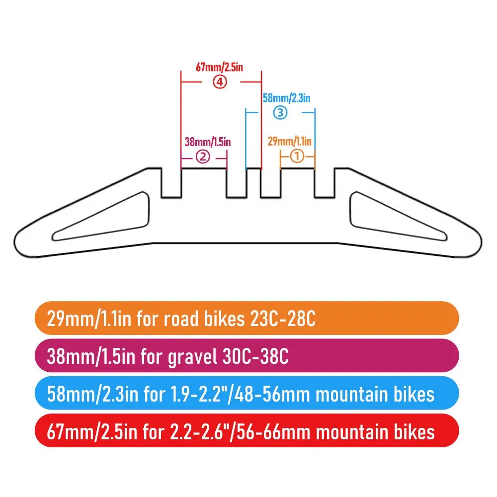 Bicycle Stand Indoor Bike Storage Parking Stand For 16-24/ 26-29/700C Road Mountain Bike Rack Holder