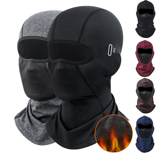 Thermal Winter Balaclava Cycling Full Face Mask Warm Outdoor Sports Motorcycle Ski Fishing Hunting Mask Fleece Scarf Cap Bandana